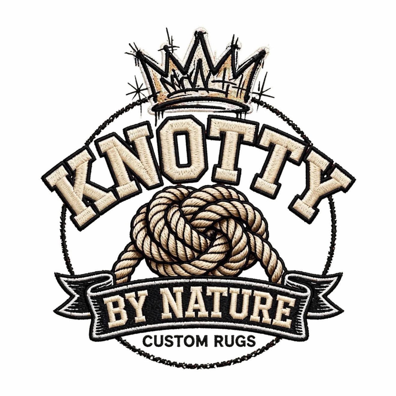 Knotty By Nature Custom Rugs — logo
